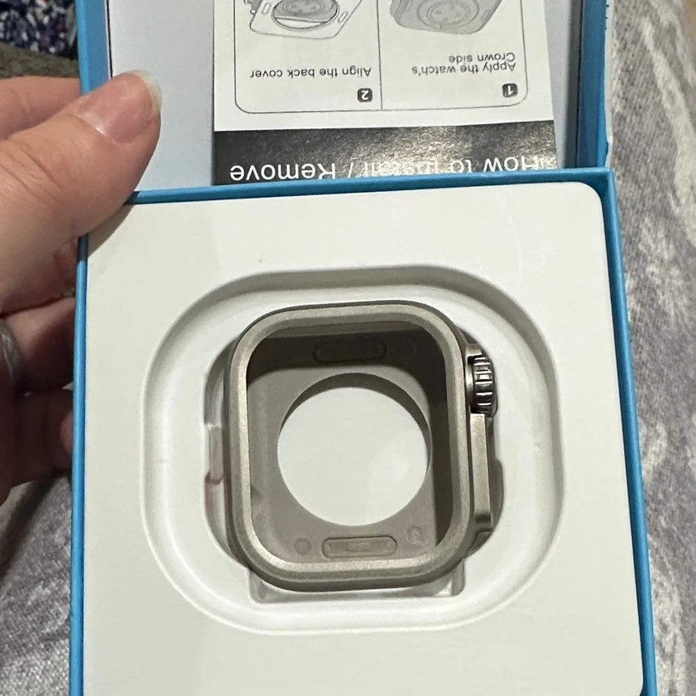 Silver Wearable Electronics Case